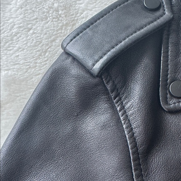 ALL SAINTS Balfern Leather Biker Jacket - Picture 8 of 13